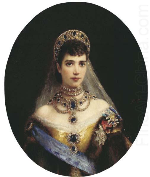 Portrait of Empress Maria Feodorovna, Konstantin Makovsky